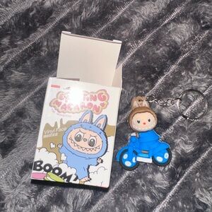Exciting Macaron Labubu- Mini Keychain